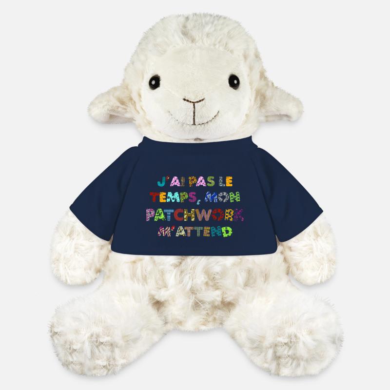 Patchwork: Keine Zeit, mein Patchwork wartet auf mich - MiniFeet® Schaf Annika - French Navy
