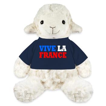Vive la france - Mouton en peluche Annika MiniFeet® - bleu marine - Devant