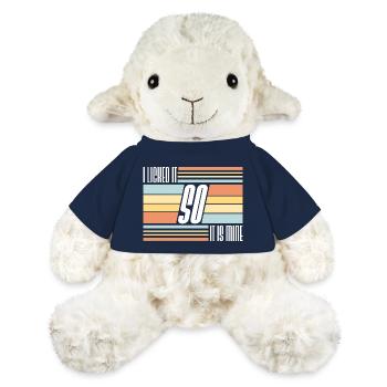 I Licked It So It Is Mine Funny Cheeky Saying - MiniFeet® Sheep Annika - french navy - Front