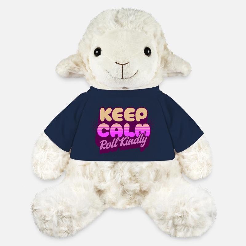 Keep Calm Roll Kindly - MiniFeet® Sheep Annika - french navy