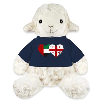 Vereinigte Arabische Emirate Georgien Flagge - MiniFeet® Schaf Annika - French Navy - Vorne