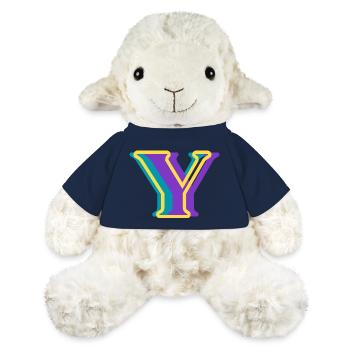 Multicolored letter y - MiniFeet® Sheep Annika - french navy - Front