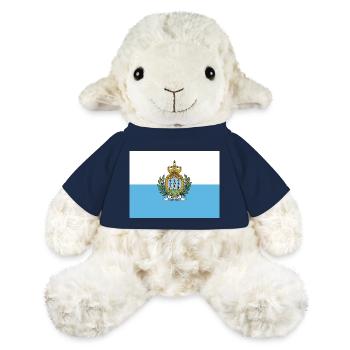 Saint-Marin - Mouton en peluche Annika MiniFeet® - bleu marine - Devant