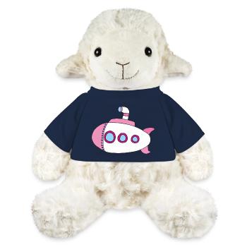 Rose sous-marin - Mouton en peluche Annika MiniFeet® - bleu marine - Devant