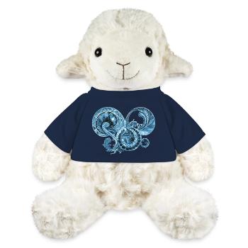 Blaues Ornament - MiniFeet® Schaf Annika - French Navy - Vorne