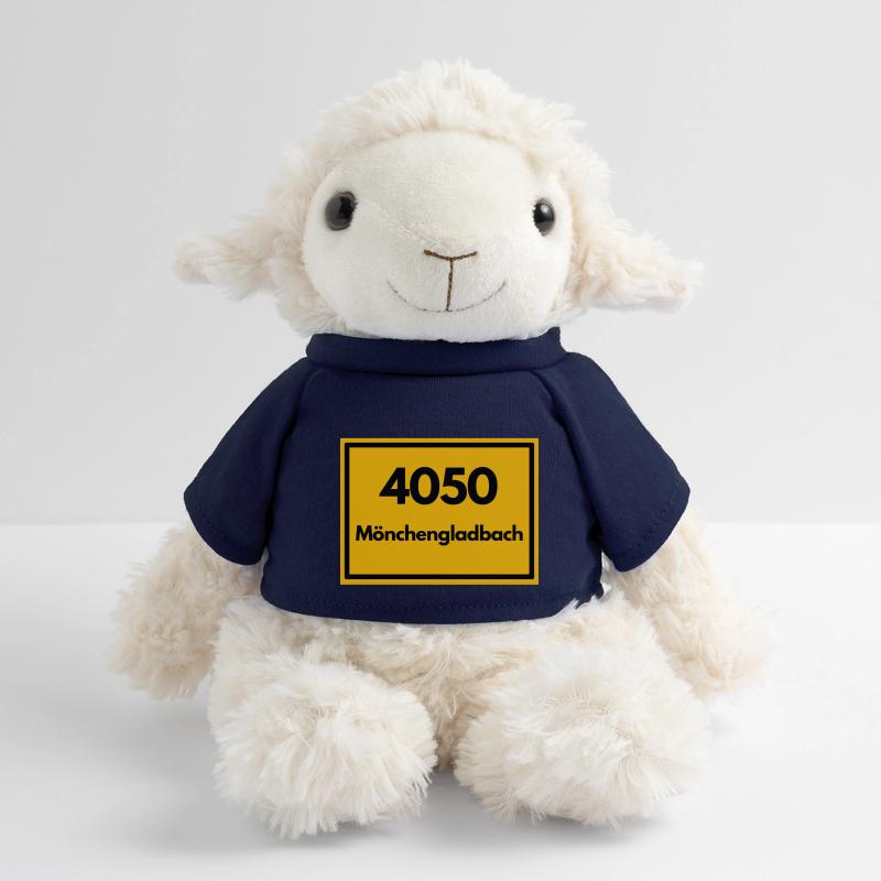 Panneau de lieu - puis ancien code postal 4050 MÖNCHENGLADBACH Mouton en peluche Annika MiniFeet®