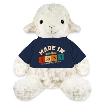 Made in 1971 Birthday 53 Years - MiniFeet® Sheep Annika - french navy - Front