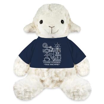 Coffee powered - white - MiniFeet® Schaf Annika - French Navy - Vorne