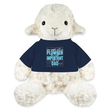 Chemise de papa installateur papa plombier - Mouton en peluche Annika MiniFeet® - bleu marine - Devant