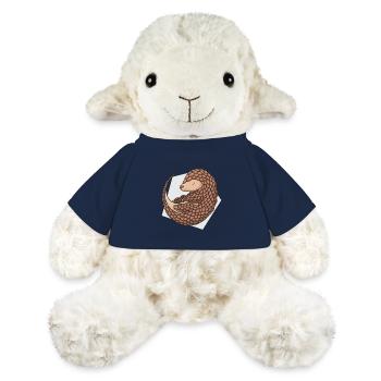 Pangolin verschlafenes Schuppentier süßes Tier - MiniFeet® Schaf Annika - French Navy - Vorne