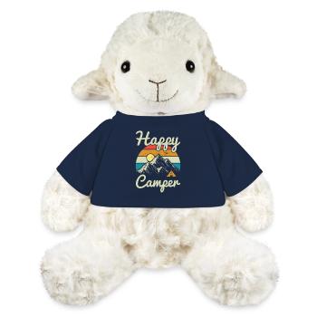 Idée cadeau Happy Camper Camping Camping Gift - Mouton en peluche Annika MiniFeet® - bleu marine - Devant