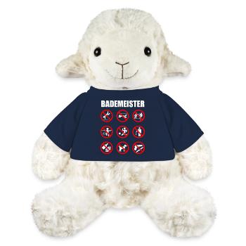 Bademeister Schwimmbad Freibad Rettungsschwimmer - MiniFeet® Schaf Annika - French Navy - Vorne