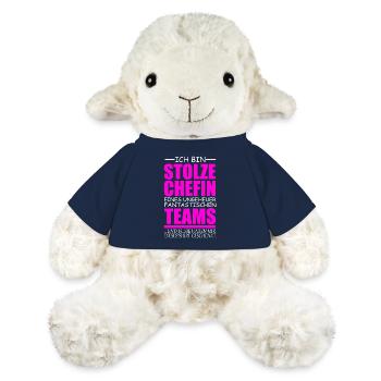 lustiges Chefin Geschenk stolze Chefin Idee - MiniFeet® Schaf Annika - French Navy - Vorne