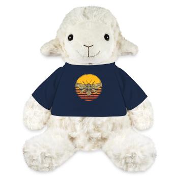 Abeille - Mouton en peluche Annika MiniFeet® - bleu marine - Devant