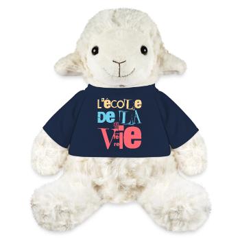 Expériences et croissance : l’école de la vie - Mouton en peluche Annika MiniFeet® - bleu marine - Devant