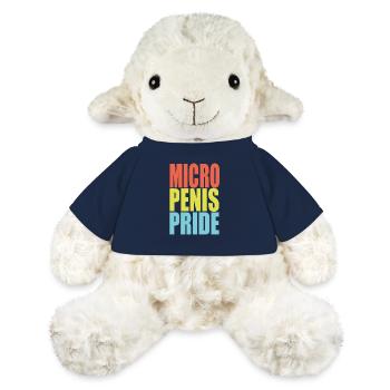 Micro fierté du pénis - Mouton en peluche Annika MiniFeet® - bleu marine - Devant