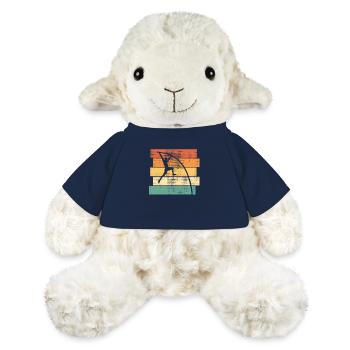 Stabhochsprung Leichtathletik Retro - MiniFeet® Schaf Annika - French Navy - Vorne