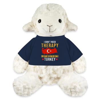 Türkei Urlaub Spruch lustig - MiniFeet® Schaf Annika - French Navy - Vorne