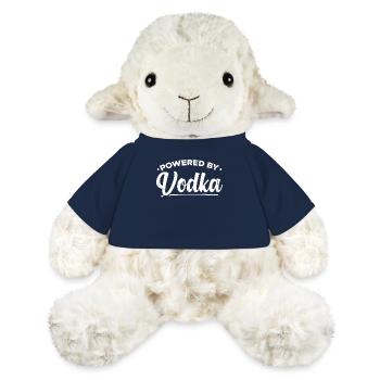 Vodka vodka arrosage Russie Russes cadeau - Mouton en peluche Annika MiniFeet® - bleu marine - Devant