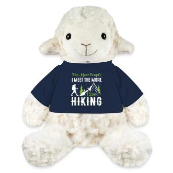 Plus je rencontre les gens Plus j’aime - Mouton en peluche Annika MiniFeet® - bleu marine - Devant