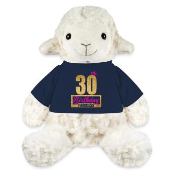 30. Geburtstag 30 Jahre 30er Birthday Princess - MiniFeet® Schaf Annika - French Navy - Vorne