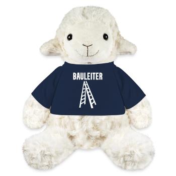 Bauleiter Leiter Wortspiel - MiniFeet® Schaf Annika - French Navy - Vorne
