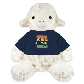 Stabhochsprung Retro Vintage - MiniFeet® Schaf Annika - French Navy - Vorne