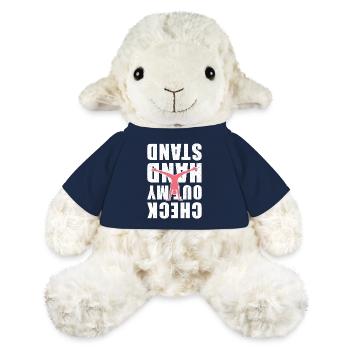 Gymanstik handstand saying funny - MiniFeet® Sheep Annika - french navy - Front