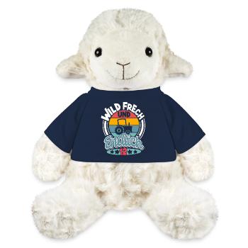 Traktor 12. Geburtstag Kinder - MiniFeet® Schaf Annika - French Navy - Vorne