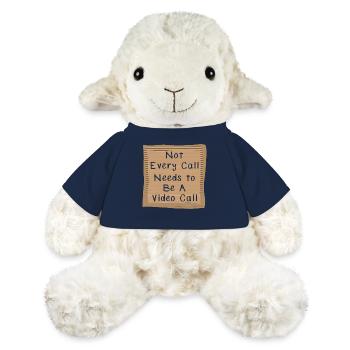 Tous les appels n’ont pas besoin d’être un appel vidéo - Mouton en peluche Annika MiniFeet® - bleu marine - Devant