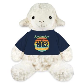 Born September 1982 40 years 40s 40th birthday - MiniFeet® Sheep Annika - french navy - Front