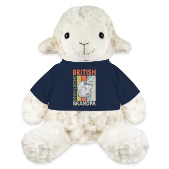 British Shorthair Grandpa Cat Dad Gift - MiniFeet® Sheep Annika - french navy - Front