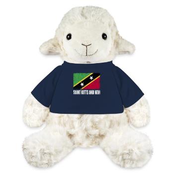 Saint Kitts And Nevi Flag - MiniFeet® Sheep Annika - french navy - Front