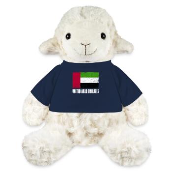 Drapeau des Émirats arabes unis - Mouton en peluche Annika MiniFeet® - bleu marine - Devant