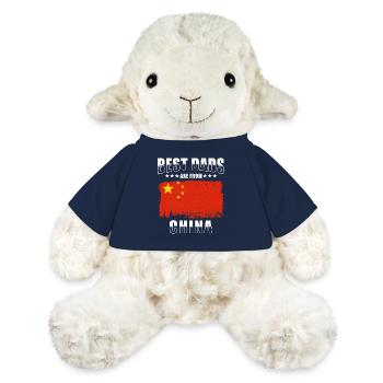 Papa chinois - Mouton en peluche Annika MiniFeet® - bleu marine - Devant