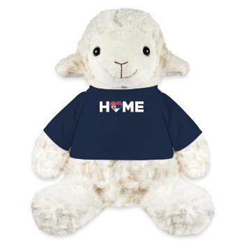 Serbie Patrie Serbie Drapeau Serbie Amour - Mouton en peluche Annika MiniFeet® - bleu marine - Devant