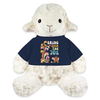 70s, retro style, funny saying 1970 - MiniFeet® Sheep Annika - french navy - Front