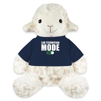 Mode technicien de laboratoire activé - Mouton en peluche Annika MiniFeet® - bleu marine - Devant