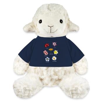 Espèces de fleurs Fleurs - Mouton en peluche Annika MiniFeet® - bleu marine - Devant
