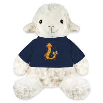 Schlange macht Fitness Reptil Tier Zoo - MiniFeet® Schaf Annika - French Navy - Vorne