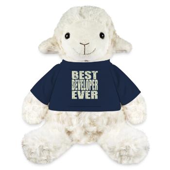 Best Developer ever Developer Gift - MiniFeet® Sheep Annika - french navy - Front