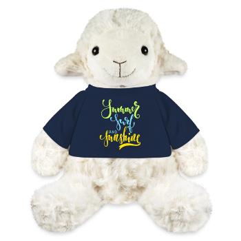 Summer-Surf-And-Sunshine, Summer Saying, Surfing - MiniFeet® Sheep Annika - french navy - Front