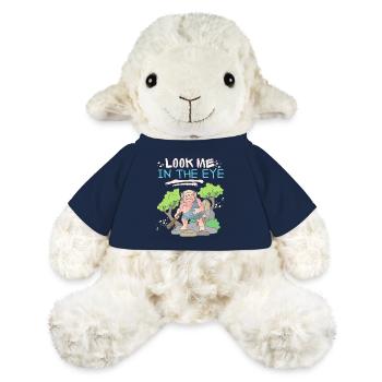 Zyklop, Zombie, Zombie-Monster, lustiger Spruch - MiniFeet® Schaf Annika - French Navy - Vorne