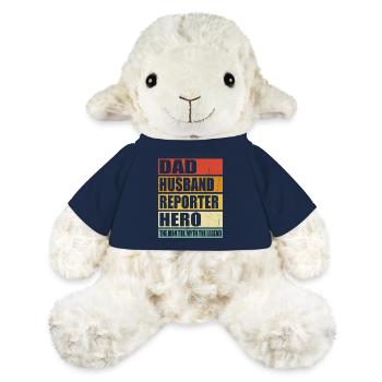Father Husband Reporter Hero - MiniFeet® Sheep Annika - french navy - Front