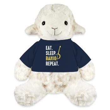 Banjo Instrument - Mouton en peluche Annika MiniFeet® - bleu marine - Devant