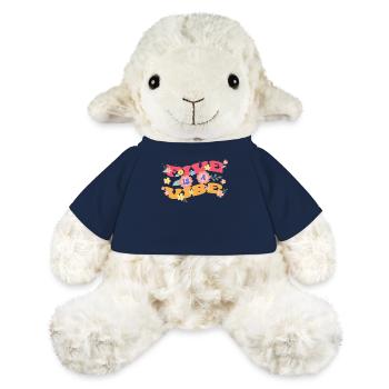 Five est Vibe Plant Leaves Flower Petals - Mouton en peluche Annika MiniFeet® - bleu marine - Devant