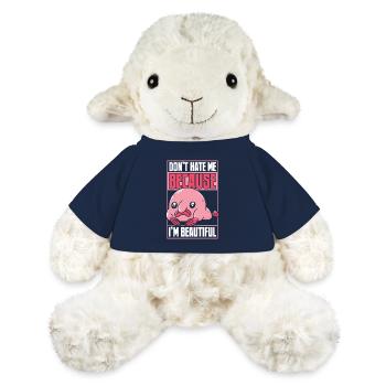 Blobfish Poisson Funny Blob Blobby Blobfish - Mouton en peluche Annika MiniFeet® - bleu marine - Devant
