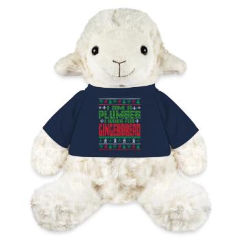 Citation de Noël du plombier - Mouton en peluche Annika MiniFeet® - bleu marine - Devant