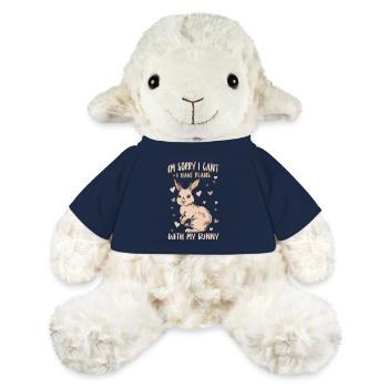 Hase Häschen Tier Haustier Hasen - MiniFeet® Schaf Annika - French Navy - Vorne