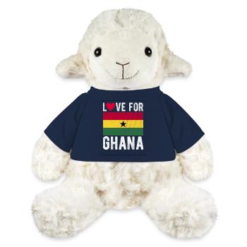 Drapeau du Ghana - Mouton en peluche Annika MiniFeet® - bleu marine - Devant